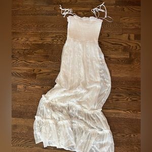 White Maxi Dress w/Liner